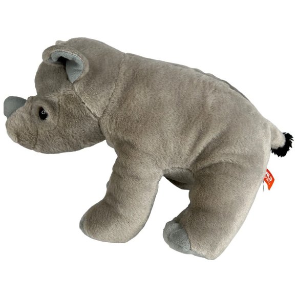Wild Republic Rhinoceros Plush Rhino Gray Stuffed Animal Toy 15 Inch - Picture 6 of 8